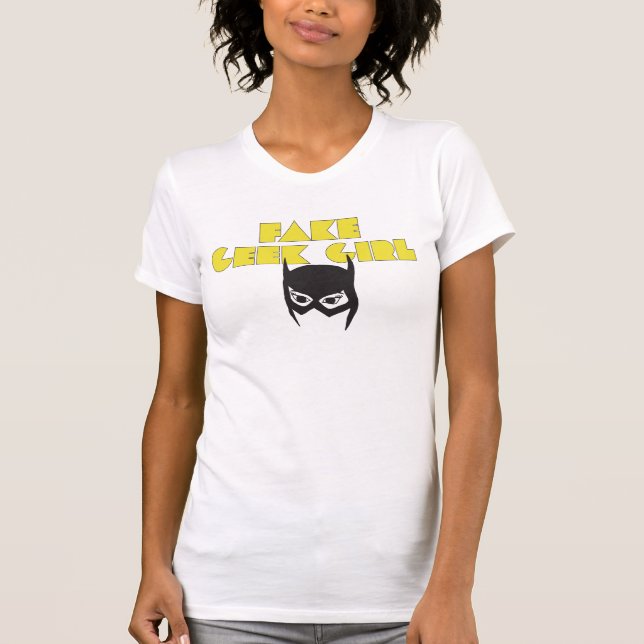 GEEKED-tidskriften - fejka Geekflickan T-shirt (Framsida)