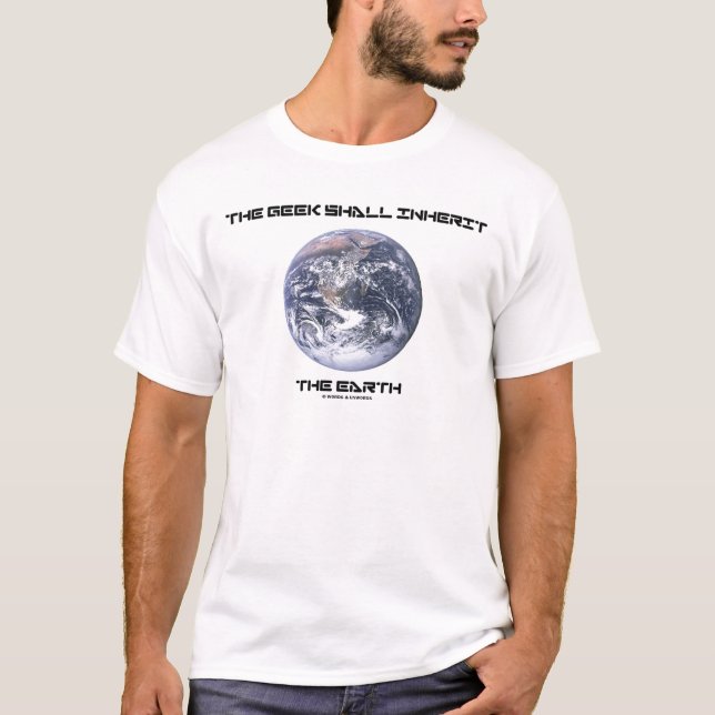 Geeken övertar jorden tee (Framsida)