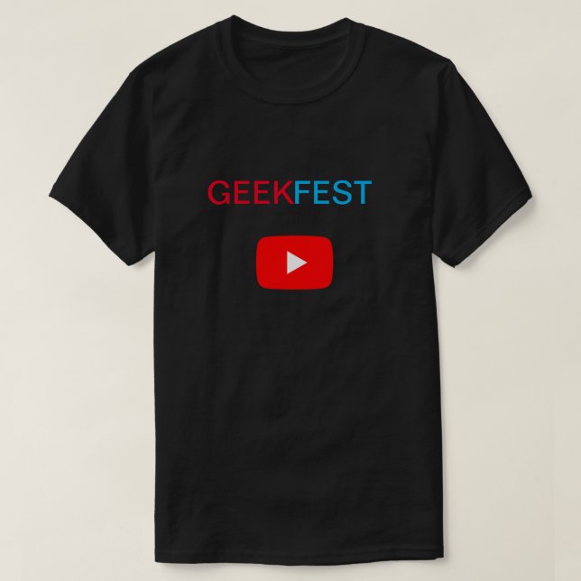 Geekfest SHIRT! T Shirt (Design framsida)