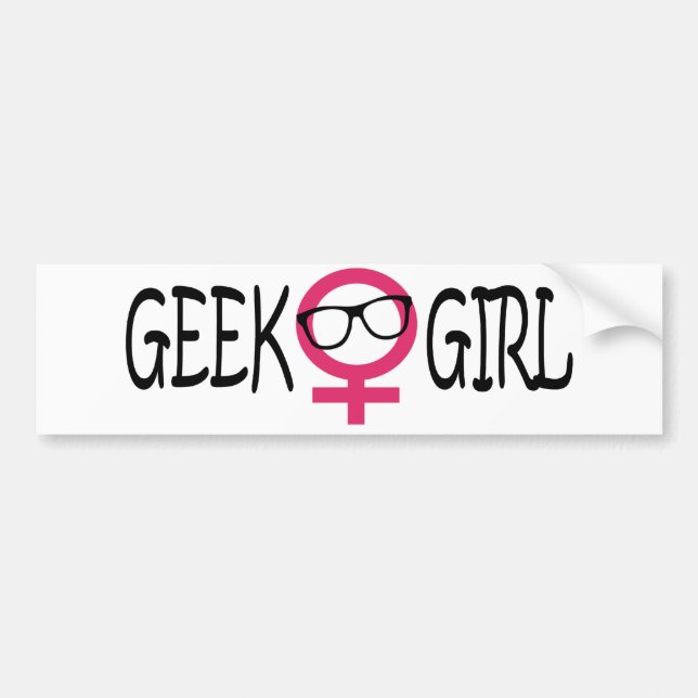 Geekflicka Bildekal (Framsidan)