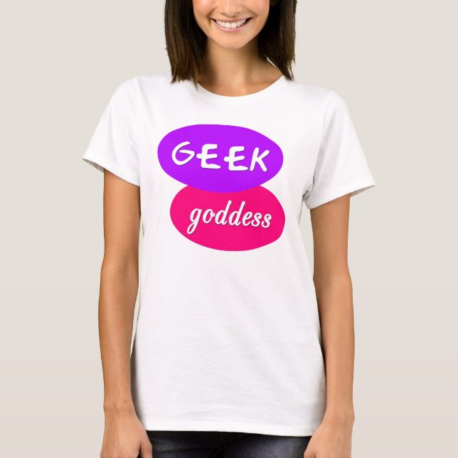 Geekgudinna T-shirt (Framsida)
