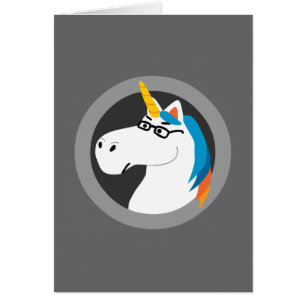 Geekicorn Hälsningskort