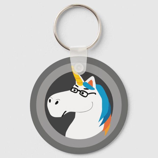 Geekicorn Nyckelring (Framsida)