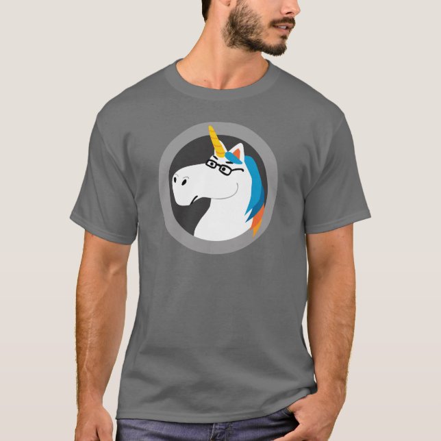Geekicorn T-tröja T Shirt (Framsida)