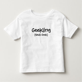 Geekling (liten Geek) småbarnutslagsplats T Shirt
