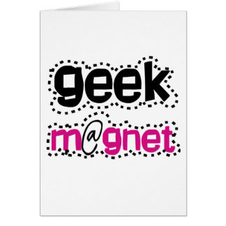 Geekmagnet Hälsningskort