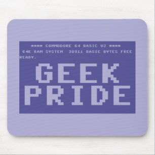 Geekpride för kommendör 64 musmatta