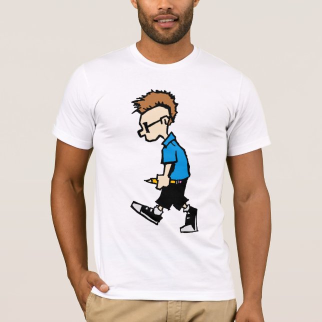 GeekPunk stor logotypT-tröja Tee (Framsida)