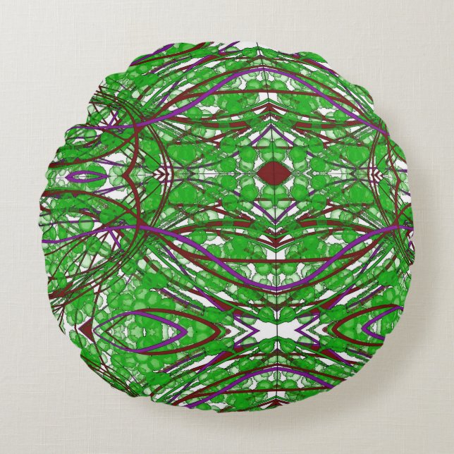 Geeks ålder rund kudde (Framsidan)