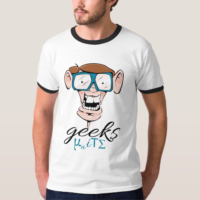Geeks förenar t-shirt (Framsida)
