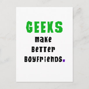 Geeks gör bättre bojkompisar vykort