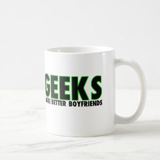 Geeks gör bättre pojkvänner kaffemuggen kaffemugg