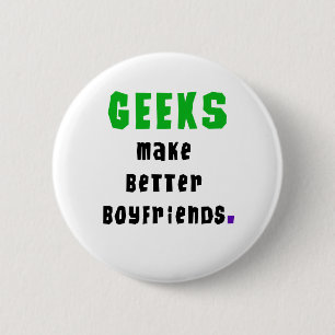 Geeks gör bättre pojkvänner knapp
