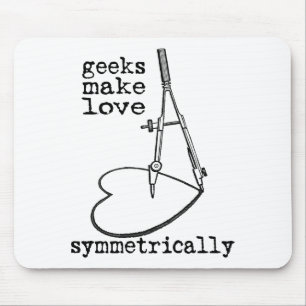 Geeks gör kärlek Symmetrically Musmatta