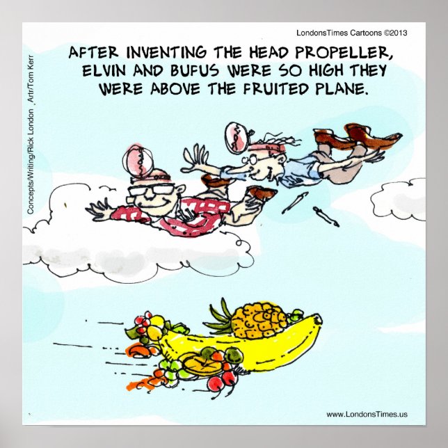 Geeks och Fruktans Flygplan-finne Poster (Framsidan)