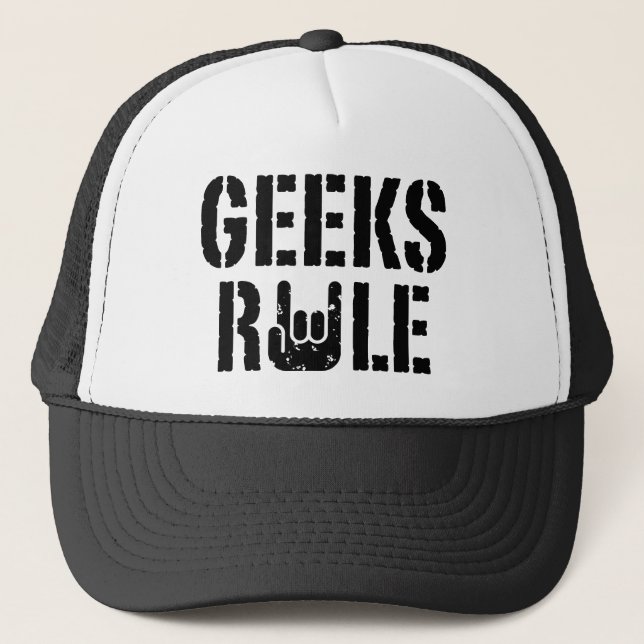 Geeks-regel Truckerkeps (Framsida)