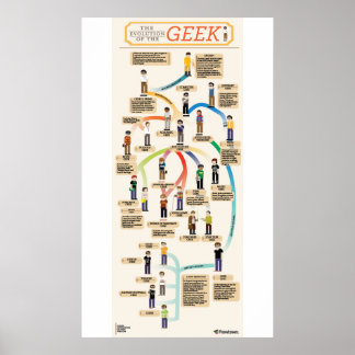 Geeks utveckling poster