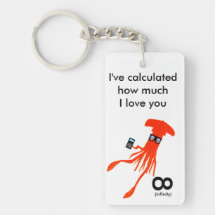 Geektioarmad bläckfisk Keychain