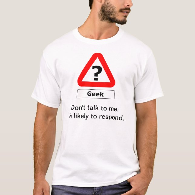 Geekvarning Tröja (Framsida)