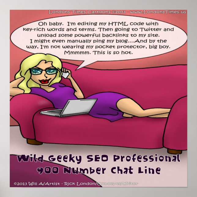 Geeky 900 Nummer SEO Girls Gone Wild Affisch (Framsidan)