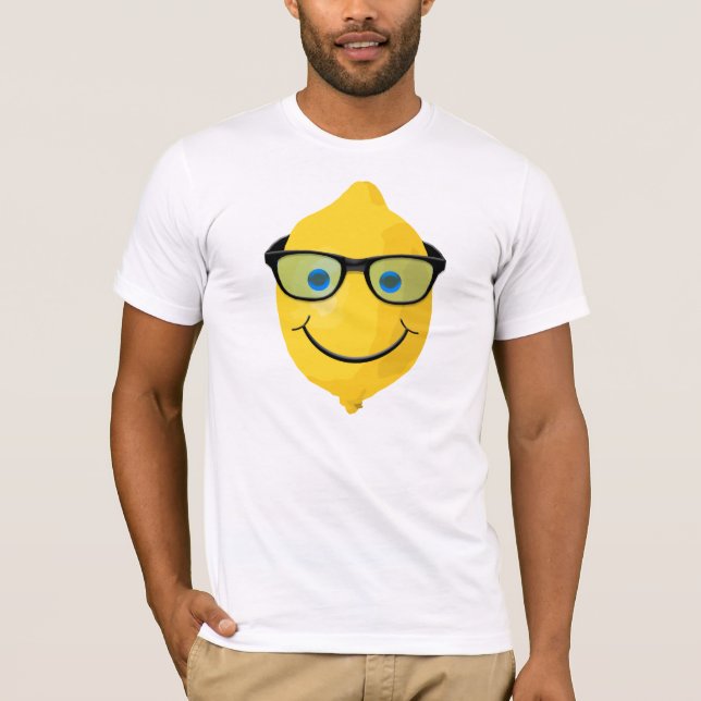 Geeky citronhuvud t-shirt (Framsida)