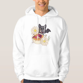 Geeky fladdermus och Kawaii kirschtårta Hoodie