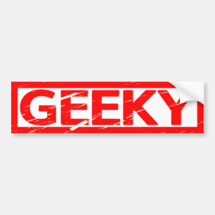 Geeky Frimärke Bildekal