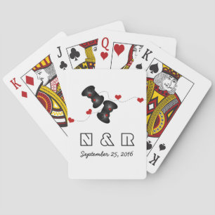 Geeky Gamers Bröllop spelar upp kort Mörk Casinokort