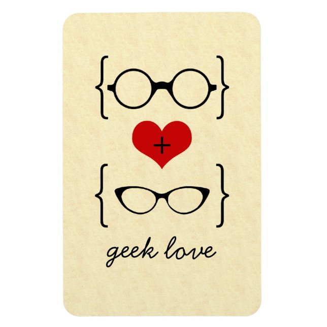 Geeky Glass Premium Magnet (Vertikal)