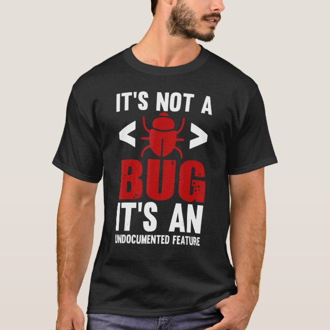 Geeky IT-datorns odokumenterade funktion är inte e T Shirt (Framsida)