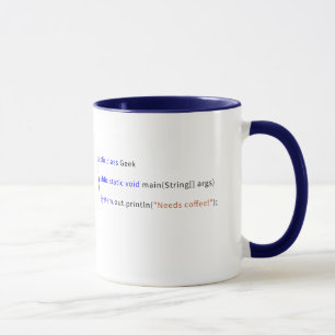 Geeky Java mugg för Devs