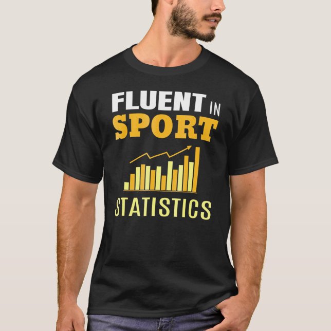 Geeky Mathematics Statistics T Shirt (Framsida)