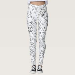 Geeky Mathmatematikkvinna spring för Yoga Leggings