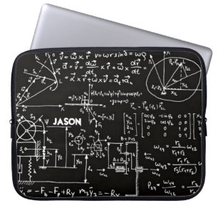 Geeky Mathmatematikpersonlig Laptop Sleeve