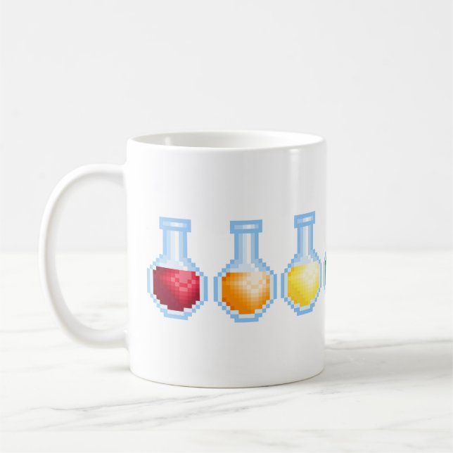 Geeky mugg för dryckflaskakaffe (Vänster)