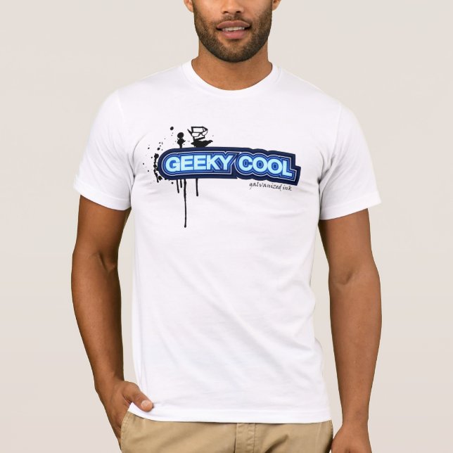 Geeky skjorta för coola T Tee Shirt (Framsida)