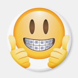 Geeky stag Emoji Magnet