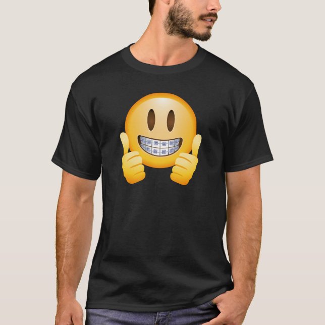 Geeky stag Emoji T-shirt (Framsida)