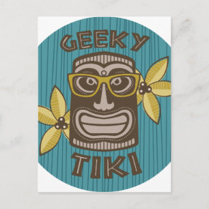 Geeky Tiki Vykort
