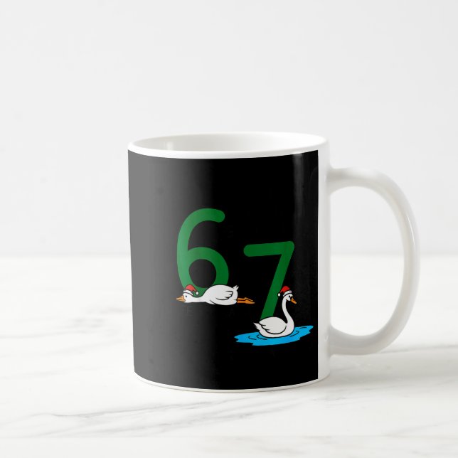 Geese A Laying Swans A Swimming 67 Six Geese Seven Kaffemugg (Höger)