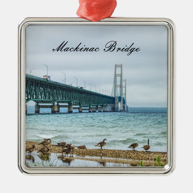 Geese at Mighty Mac Julgransprydnad Metall (Framsidan)