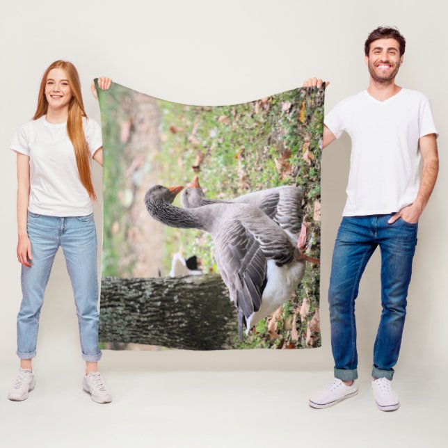 Geese Fleecefilt (På plats)