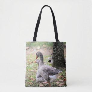 Geese tote bag tygkasse