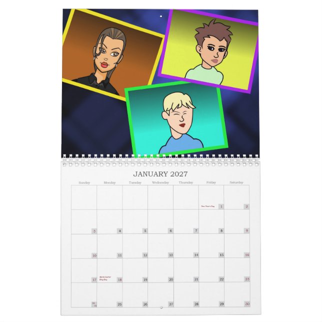 Geez Louise 2016 kalender (Jan 2027)