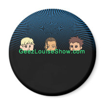 Geez Louise Mörk Magnet