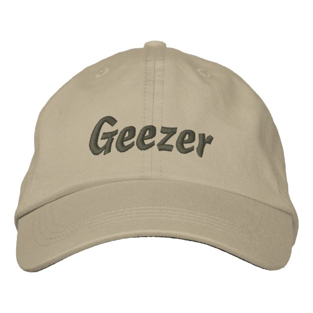 Geezer Embroized Cap/Hat Broderad Keps (Framsida)