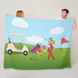 Geezer Golf Fleecefiltad filt
