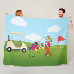 Geezer Golf Fleecefiltad filt