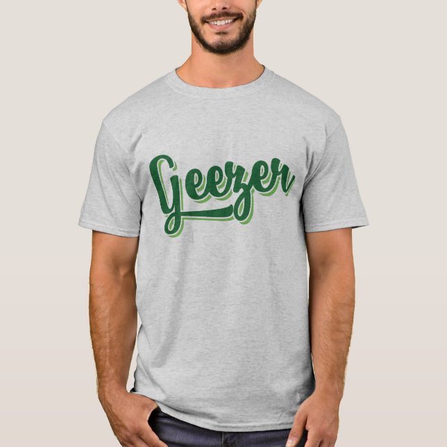 Geezer London Slang Dialect T Shirt (Framsida)