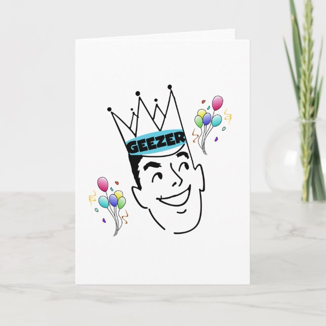 Geezerfödelsedag Kort (Framsida)